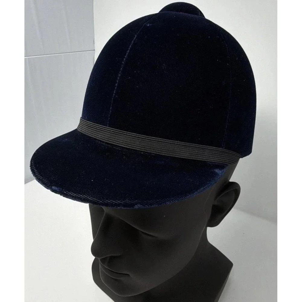 Vintage Velvet‎ Equestrian Riding Cap Size 7 Kerridge West Chester PA Blue